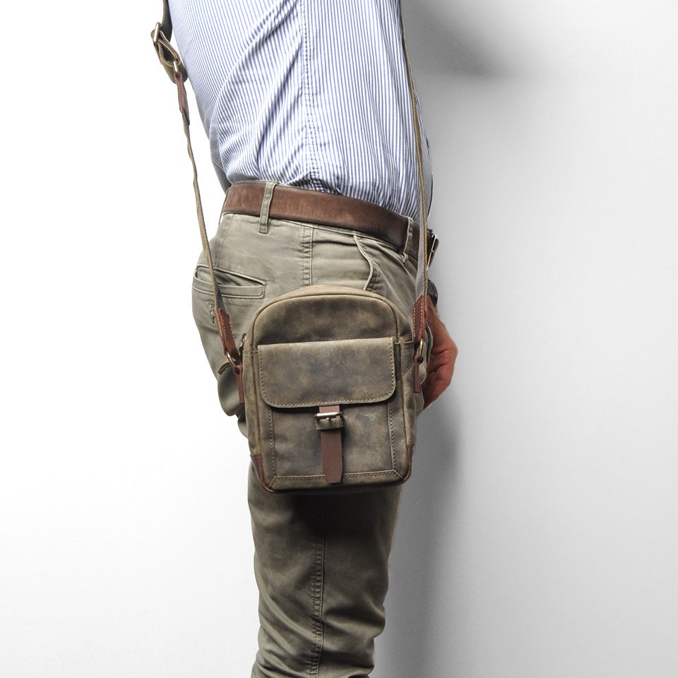 Berba Barbarossa Crossbody Bag Military