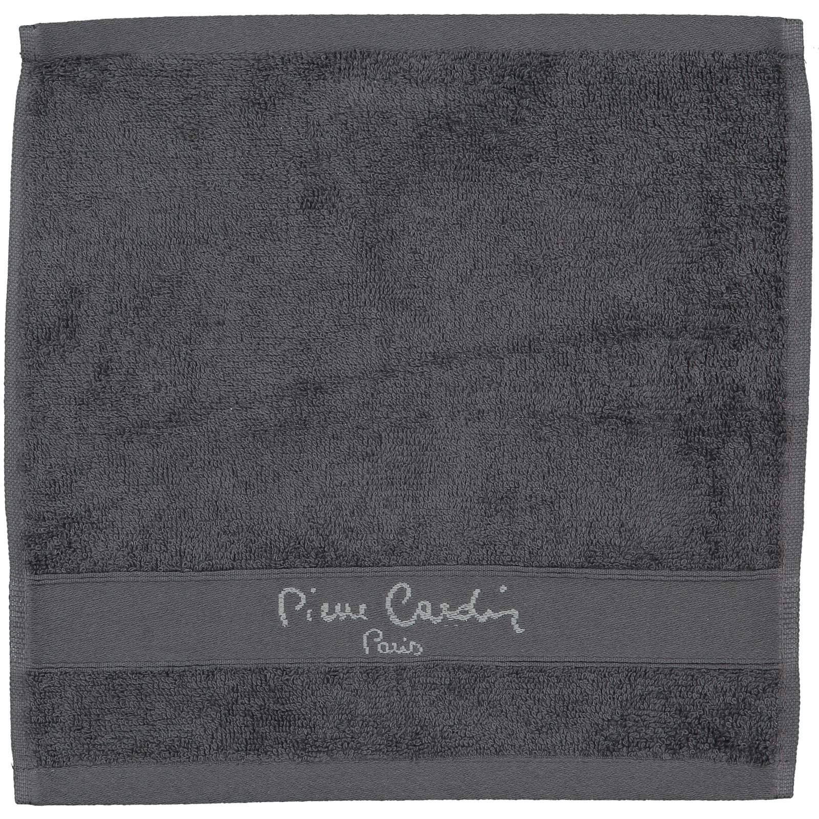 Pierre Cardin Waschlappen Frottee 30 x 30 cm mit Stickerei orange
