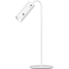 Lampe de bureau à LED rechargeable Flare spot, blanc
