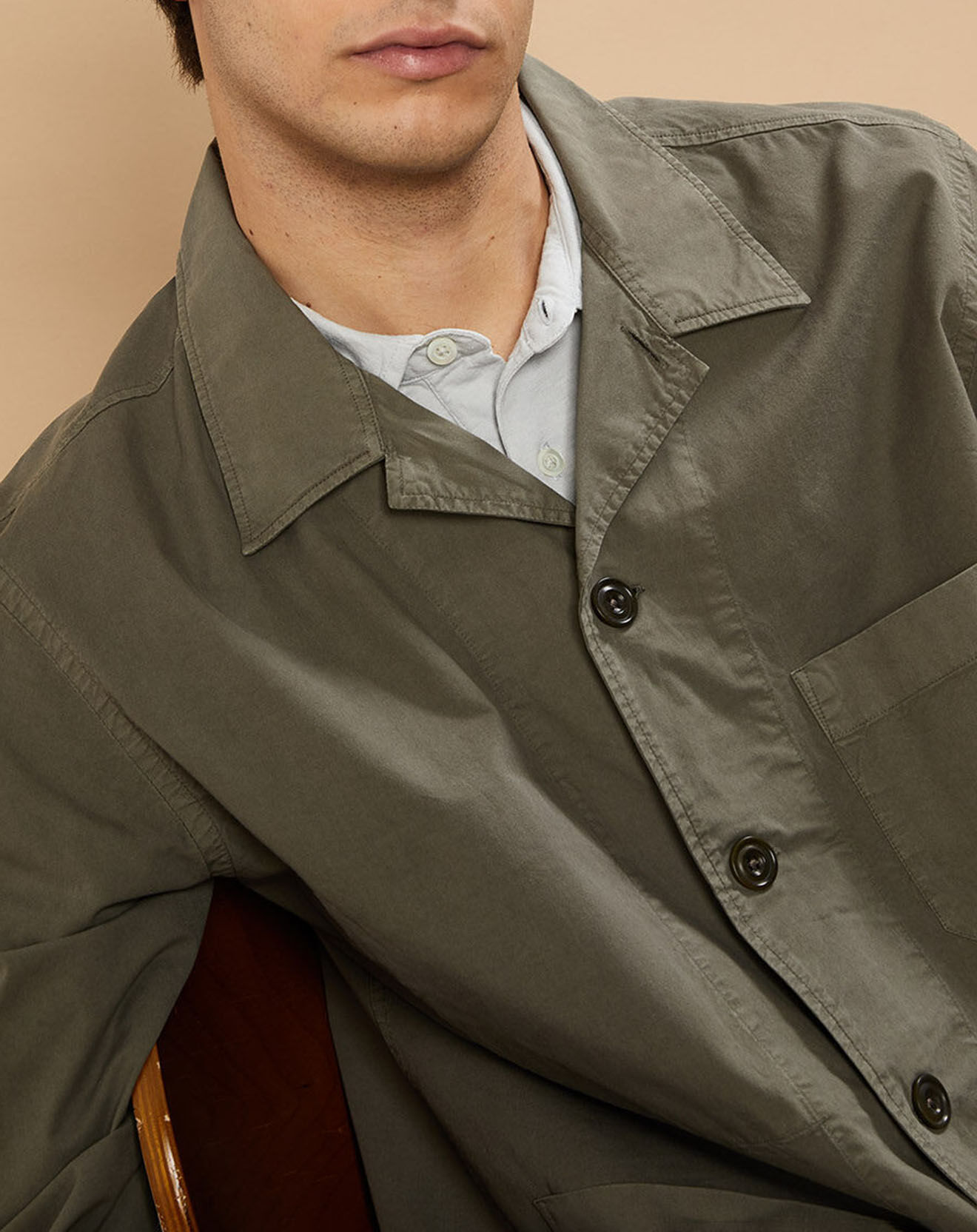 Hartford Veste 100% Lin Perry Pat camou