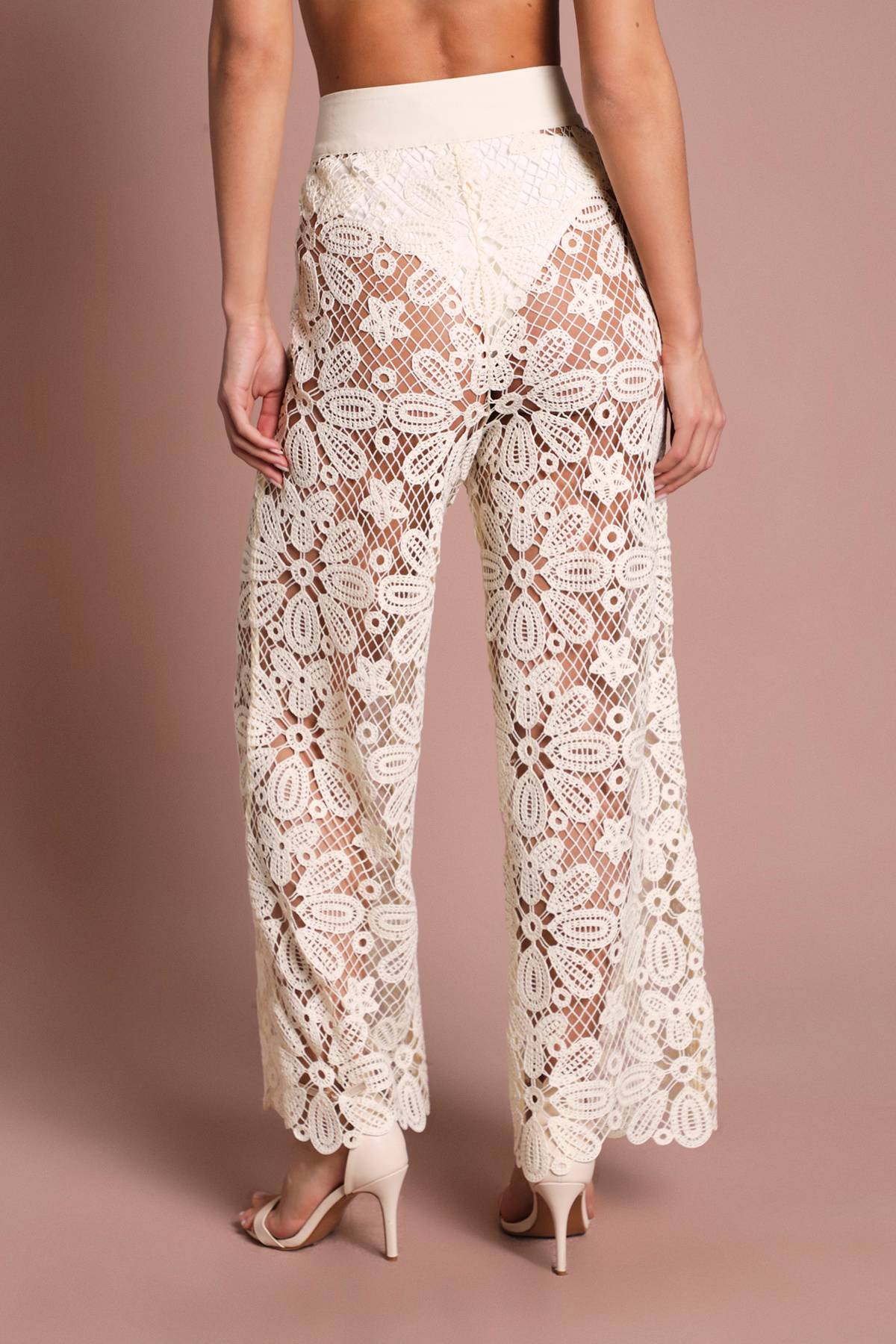 Coast Pantalon De Mariage Large En Crochet