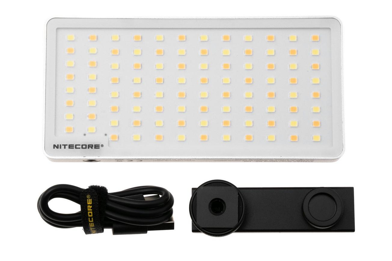 Nitecore SCL10 Smart Camera Light & Powerbank, videolamp en powerbank