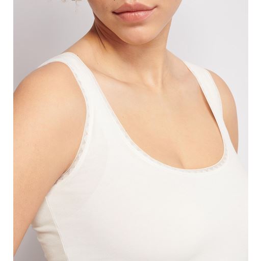 Sloggi Go 2-pak Tank Top, Silk White, XL