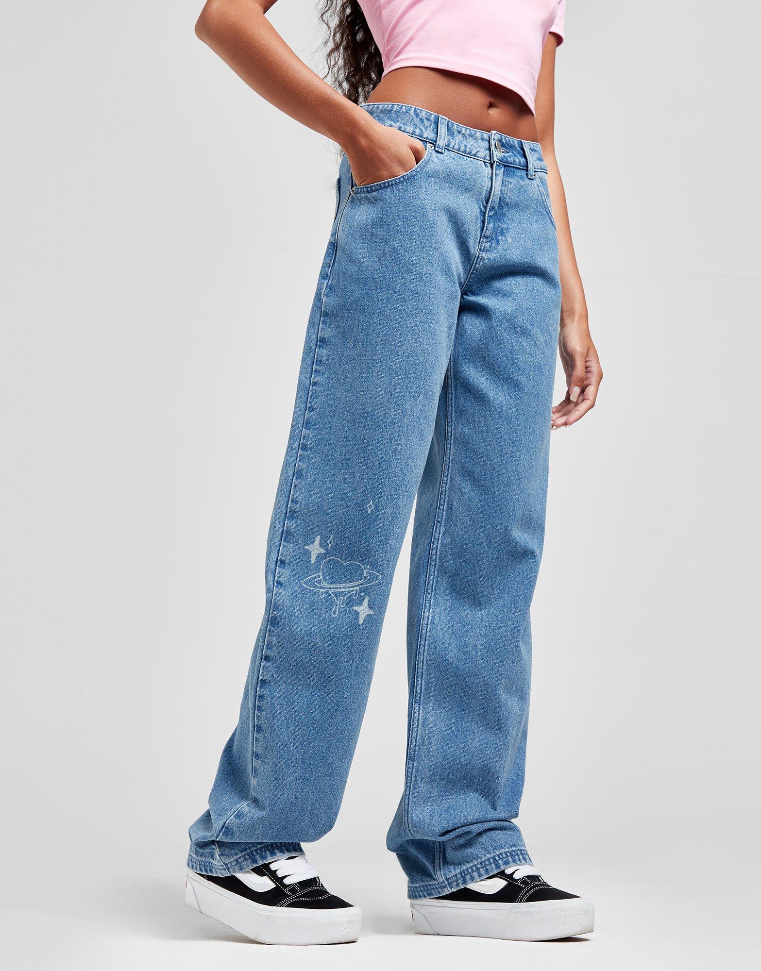 Unlike Humans Jean Drip Femme