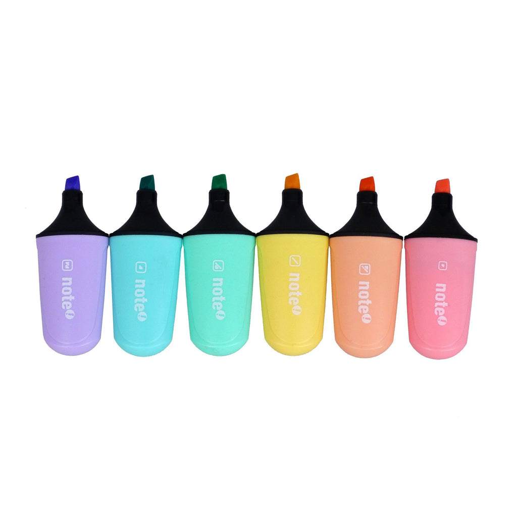 Marcadores Mini Pastel 6 unidades Note!