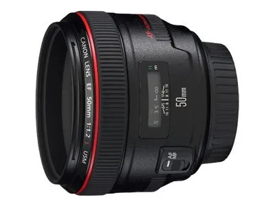 Canon EF - Objektiv - 50 mm - f/1.2 L USM - Canon EF - for EOS 1000, 1D, 50, 500, 5D, 7D, Kiss F, Kiss X2, Kiss X3, Rebel T1i, Rebel XS, Rebel XSi