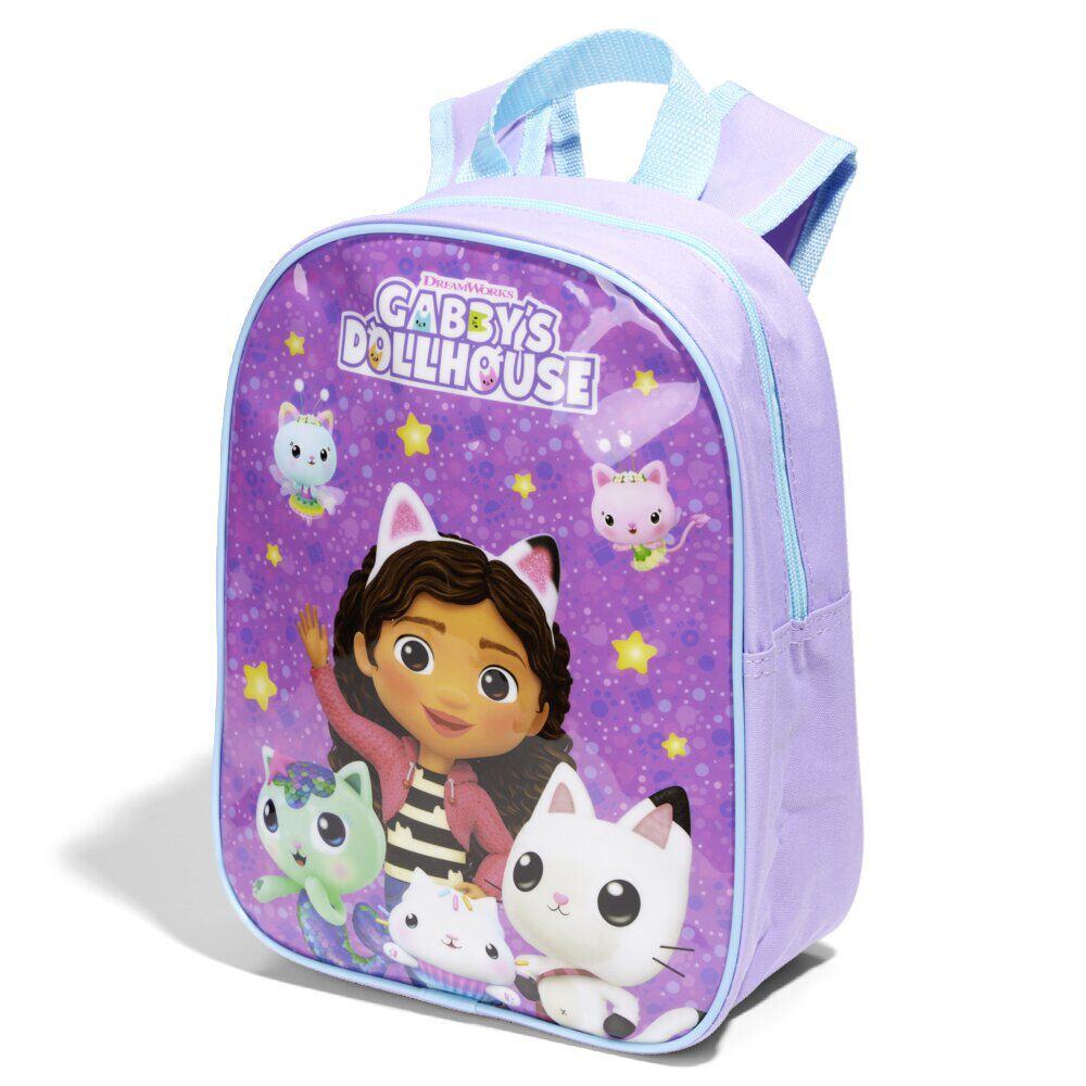 Sac goûter enfant Gabby et la Maison Magique 22x10xH28cm PVC violet