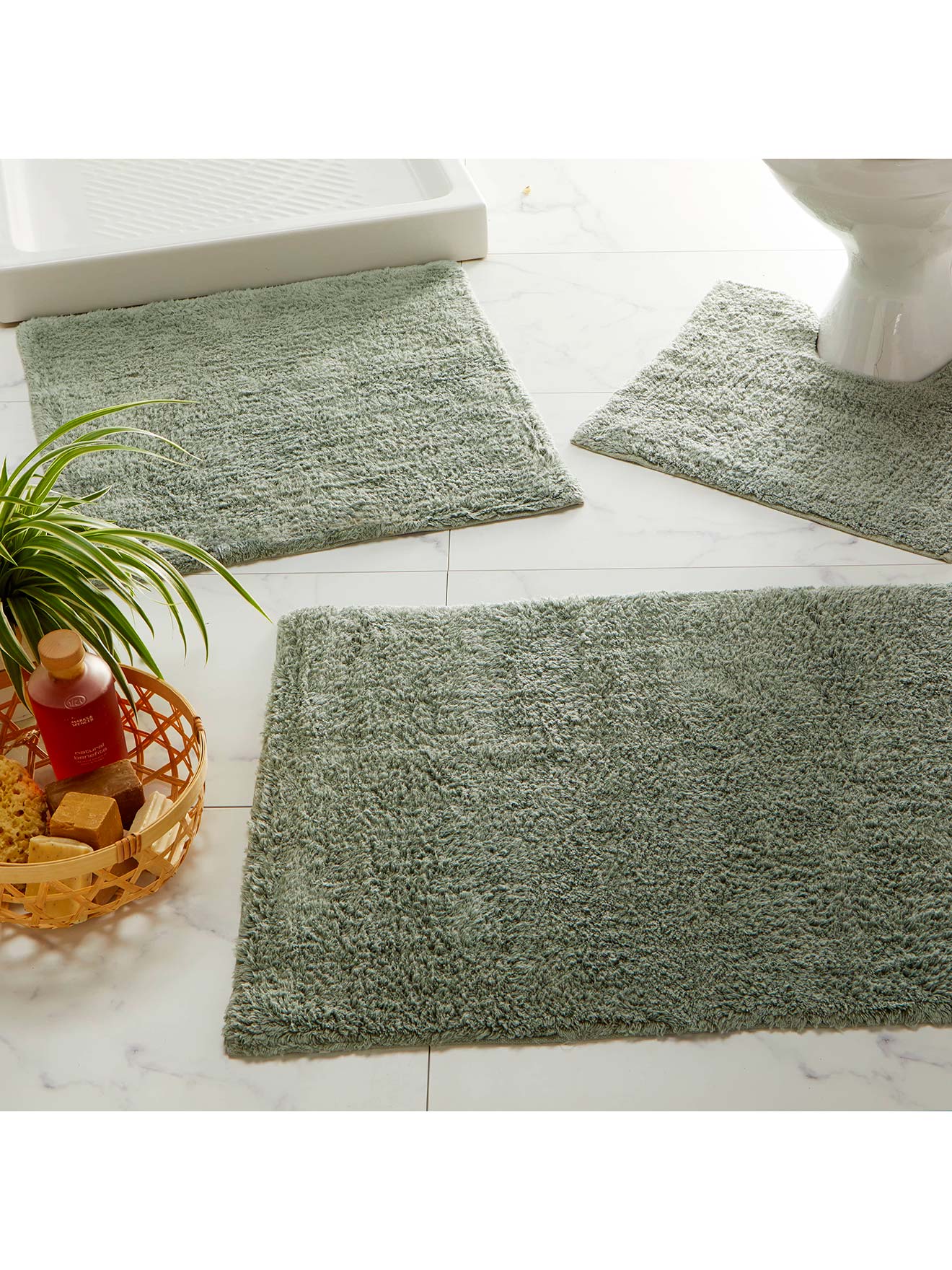 Tapis de bain uni bien épais