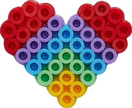 Hama Maxi Perler - Perlesæt - 400 Perler + 2 Plader - Grøn - 8792