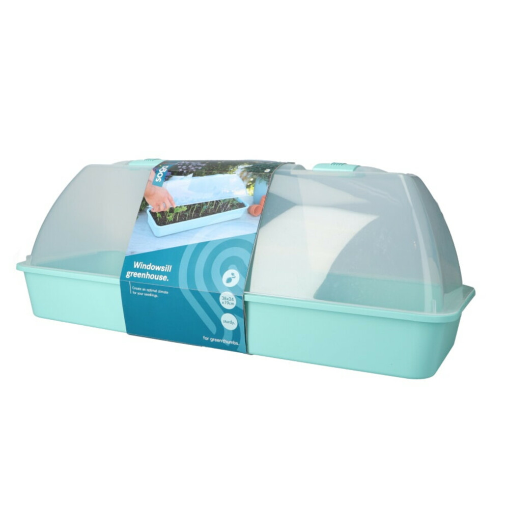 SOGO Vensterbank Kweekkas Maxigrow20 x 54 x 21 cm