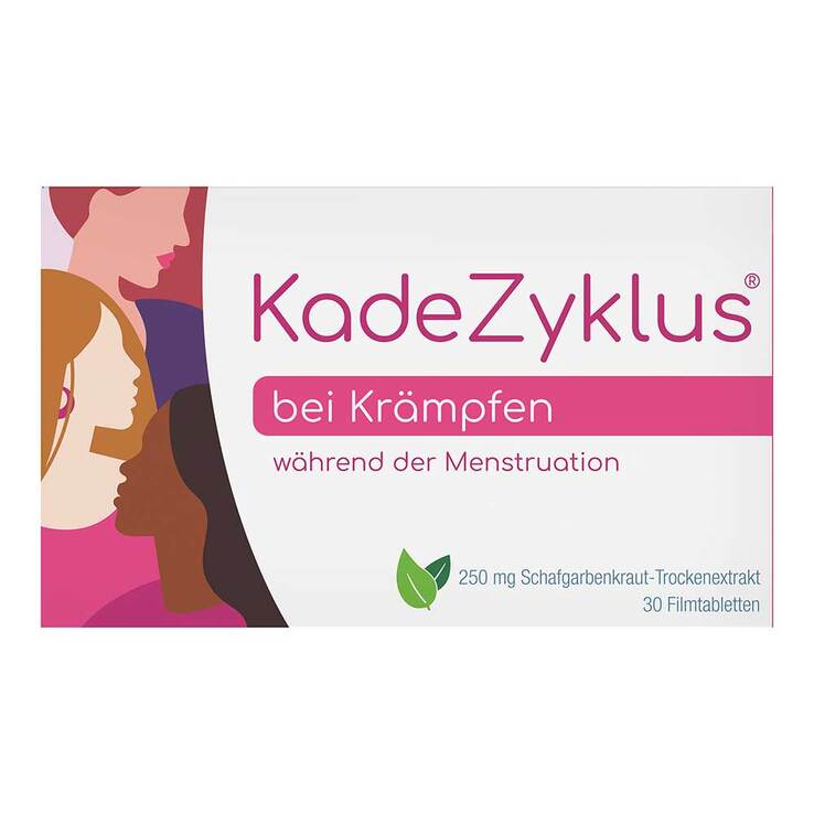 KadeZyklus bei Krämpfen während der Menstruation, 30 St