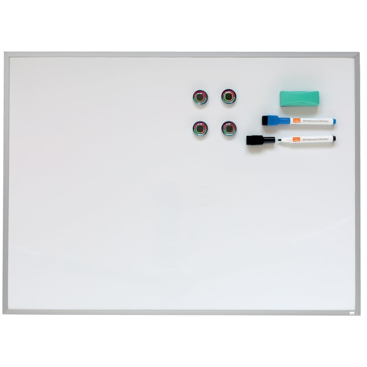Nobo Small magnetisk Whiteboard aluminium ramme 58,5x43cm