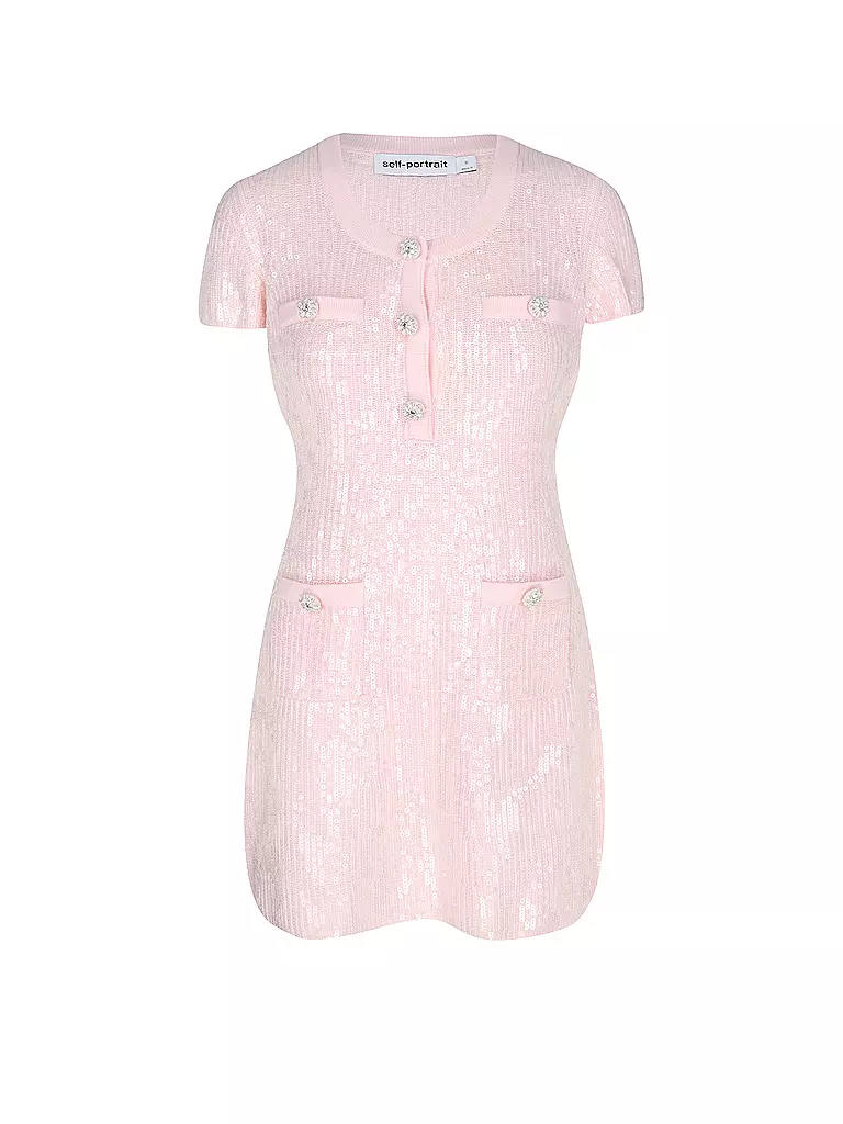 SELF-PORTRAIT Minikleid pink