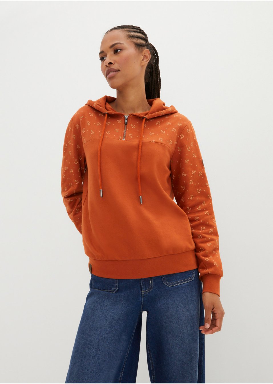 Sweat à capuche avec zip