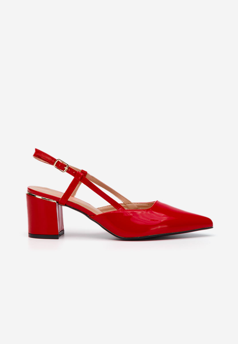 Chaussures slingback rouges Marla
