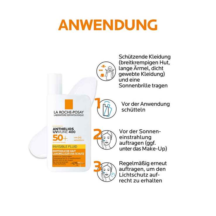 La Roche Posay Anthelios Invisible Fluid UVMune 400 LSF50+ , 50 ml