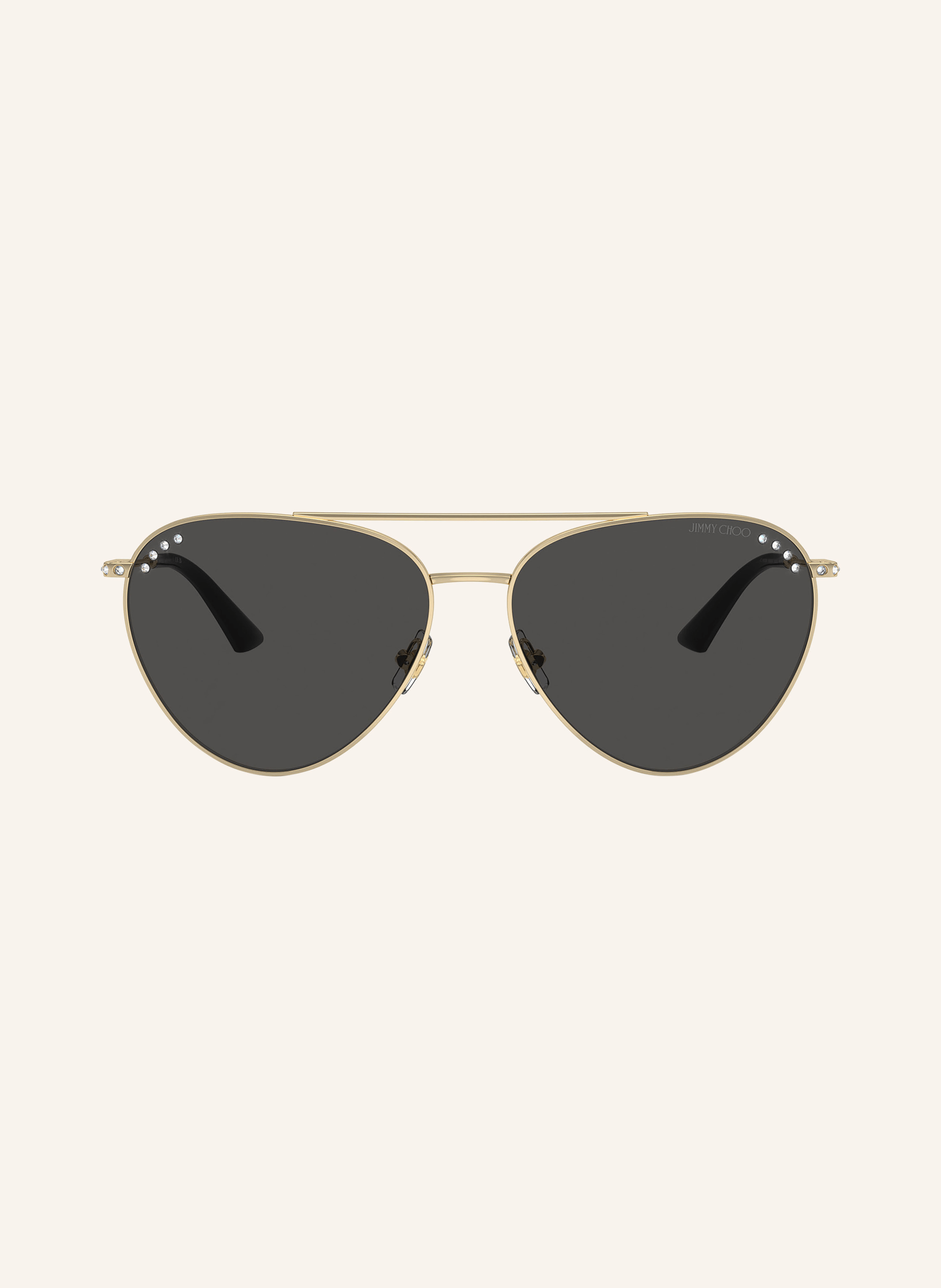 JIMMY CHOO Sonnenbrille JC4002B mit Schmucksteinen