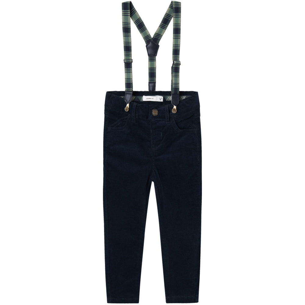 Køb Name It Dark Sapphire Ryan Slim Corduroy Bukser