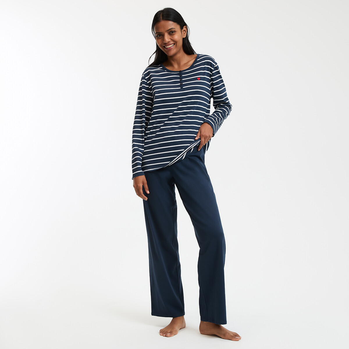 ANNE WEYBURN<br>Pijama de malha de algodão
