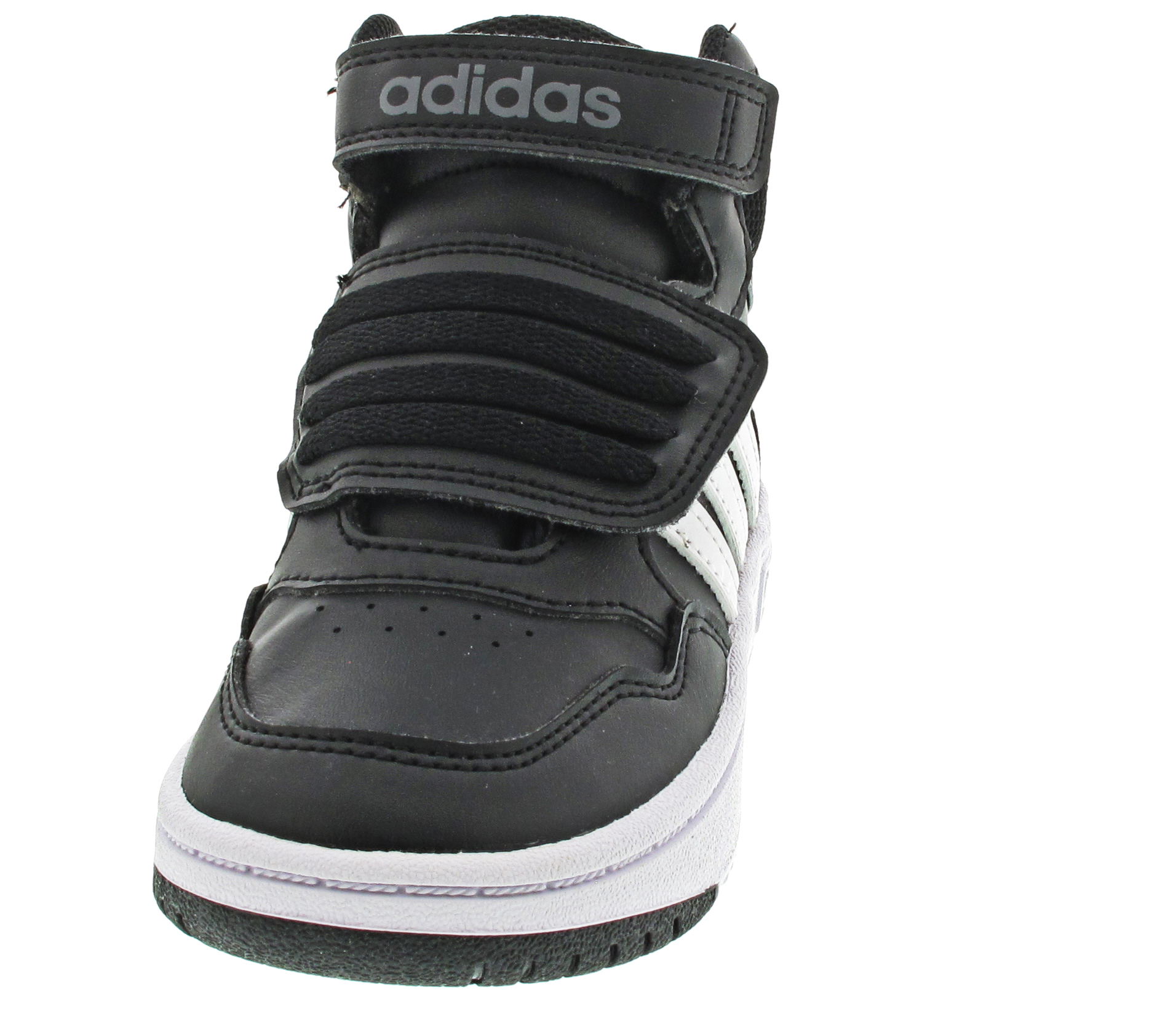 adidas Hoops Mid 3.0 AC I Lauflernschuh Klett schwarz