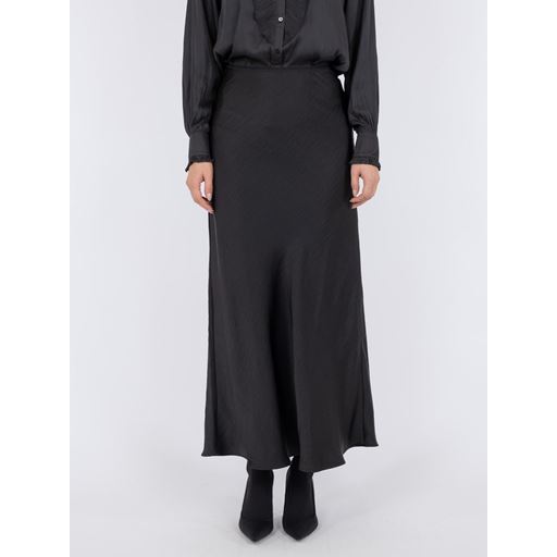 Neo Noir Vicky Heavy Sateen Nederdel, Black, 38