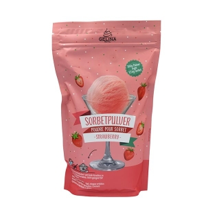 GELINA Royal Sorbetpulver Erdbeere, 500 g