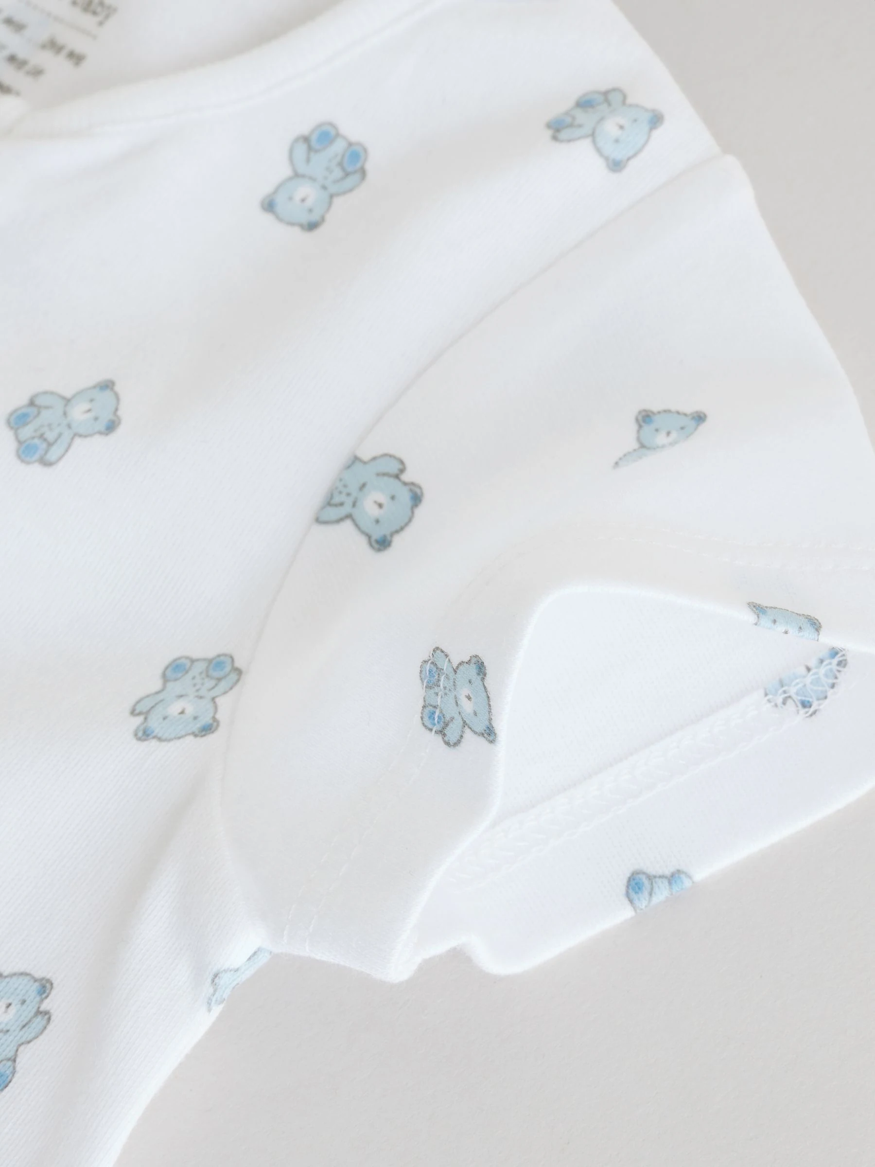 Blauw - Set van 3 babyrompertjes met rits (0 mnd-3 jr)