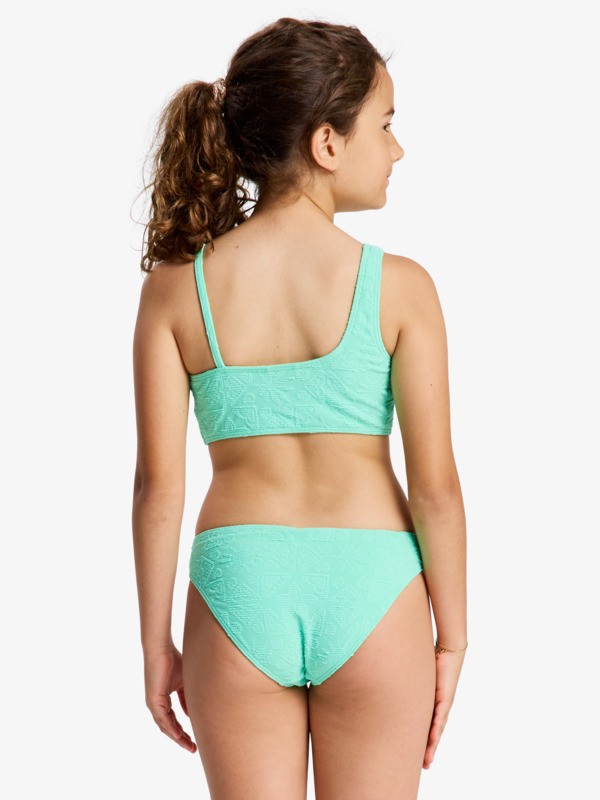 Hippie Hour Set Ensemble bikini bralette deux pièces Vert Filles 6-16 ans