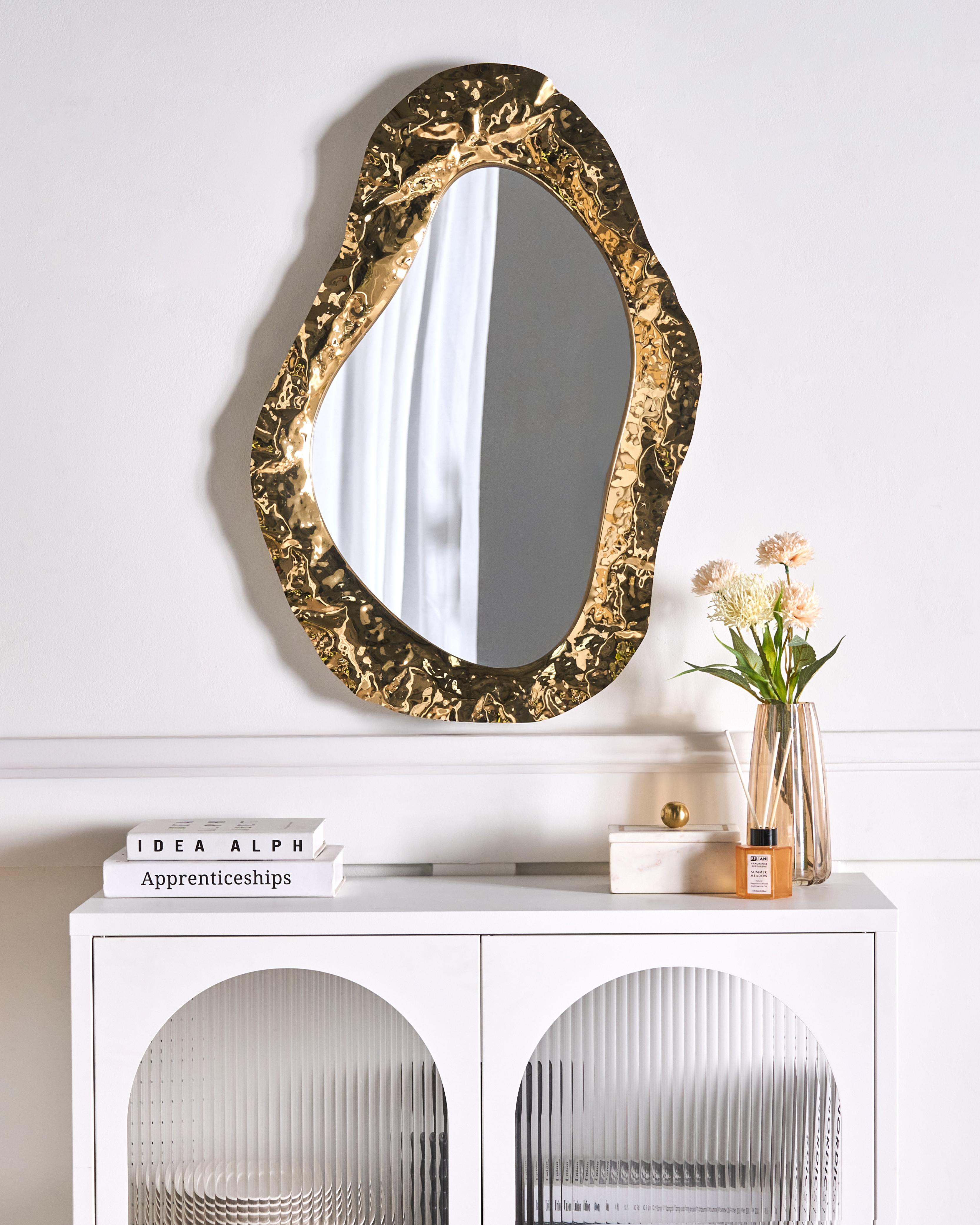 Wandspiegel JOSSIGNY 52 cm 79 cm Goud