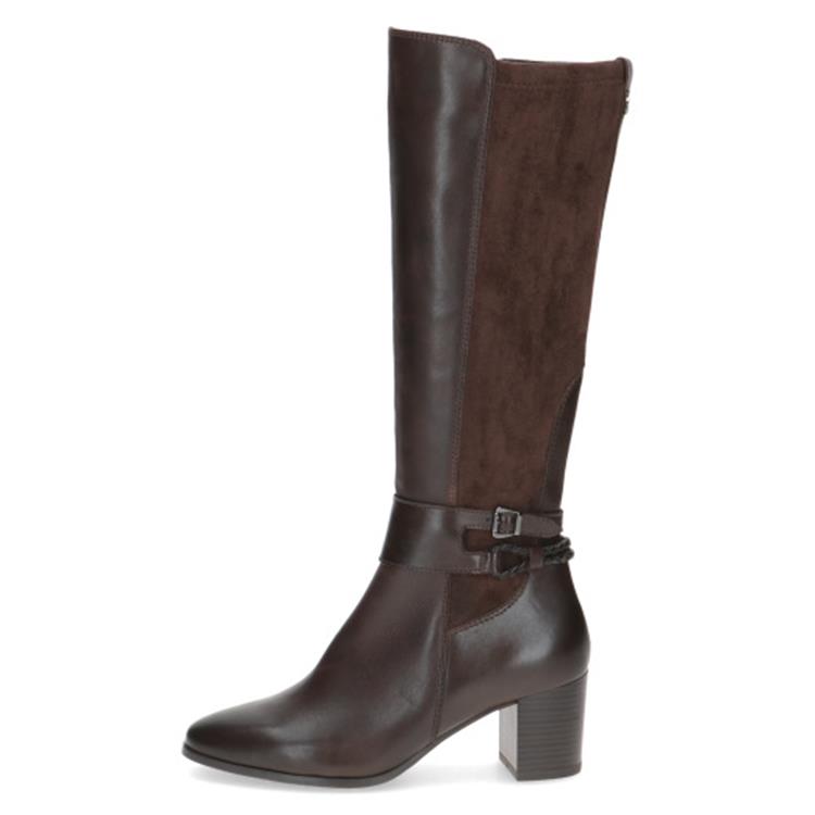 Caprice 9-25501-45 Wijdte G dk brown comb
