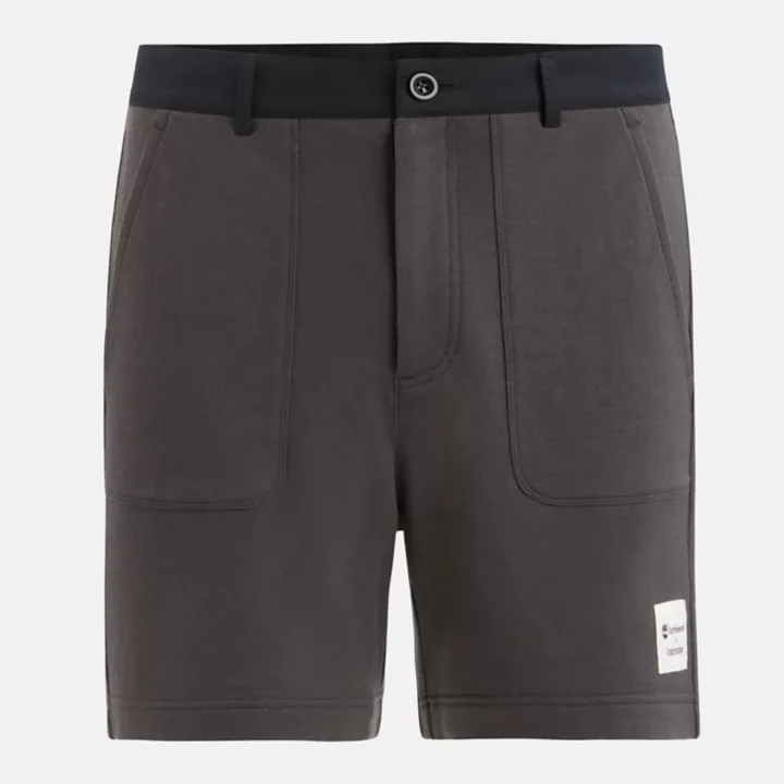 Short chino Timberland x Icebreaker en tissu éponge de laine mérinos pour homme en gris foncé