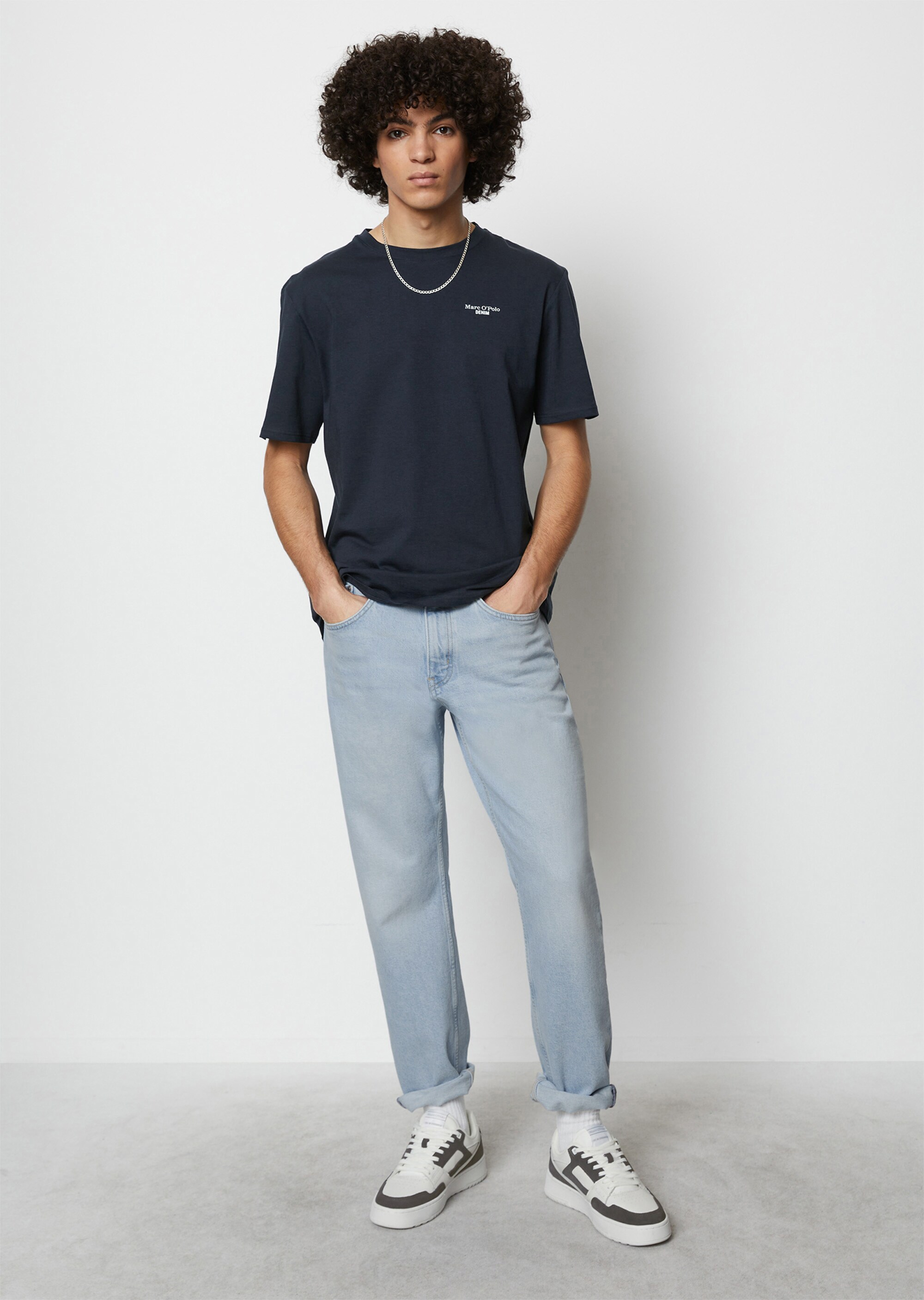 Jeans Modell LINUS slim tapered aus Bio-Baumwoll-Mix