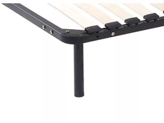 Ensemble 90 x 190 cm cadre à lattes + matelas mousse 7 zones ép.12cm- STELO de MORGENGOLD