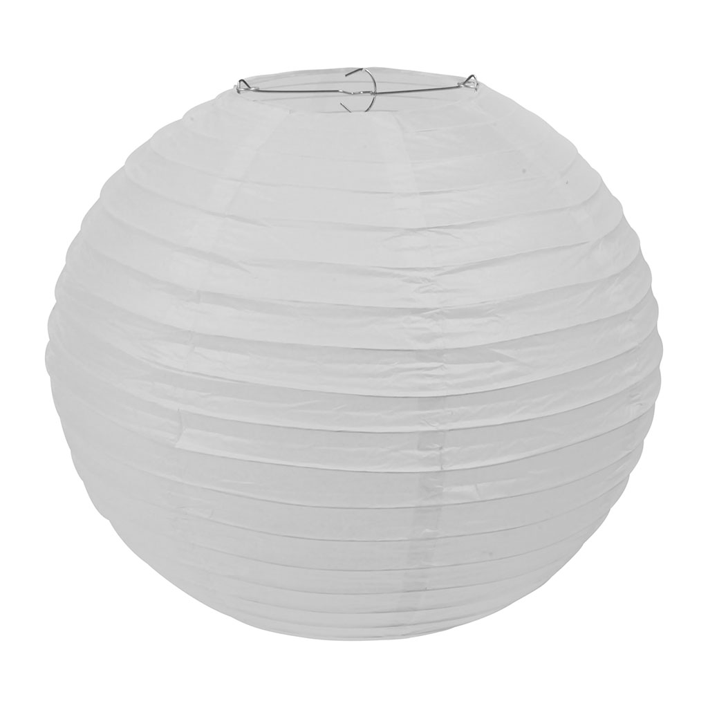 Boule japonaise blanche D 35cm