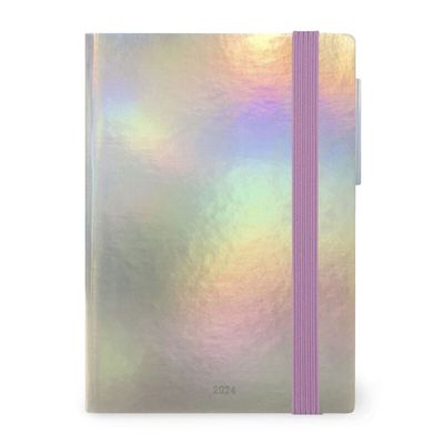 Agenda 1 jour par page - 9,5 x 13,5 cm - holo fairy - Legami Colours Collection