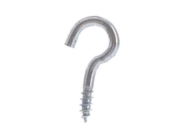 SCREWED HOOK D12 3.5X25 5PCS