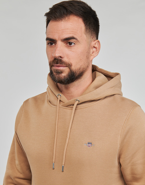 Gant - REG SHIELD HOODIE - Beige