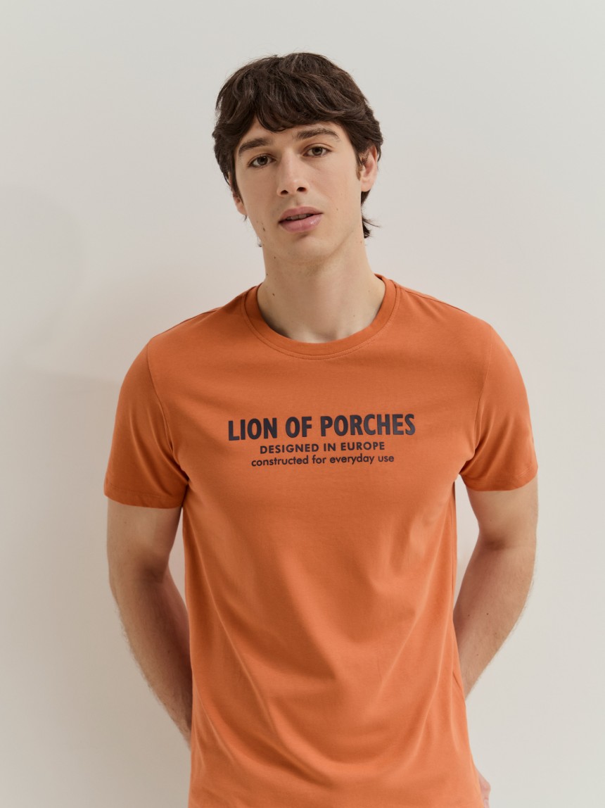 T-shirt de manga curta em algodão