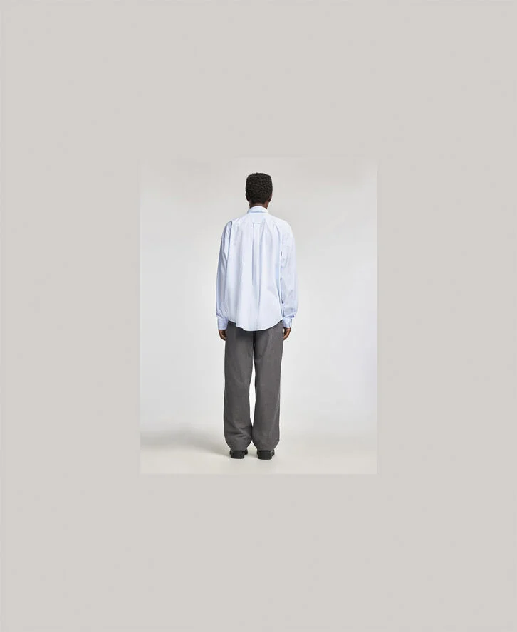 Annarr ANRVOLUND-STRIPE TEX SHIRT LS Blå