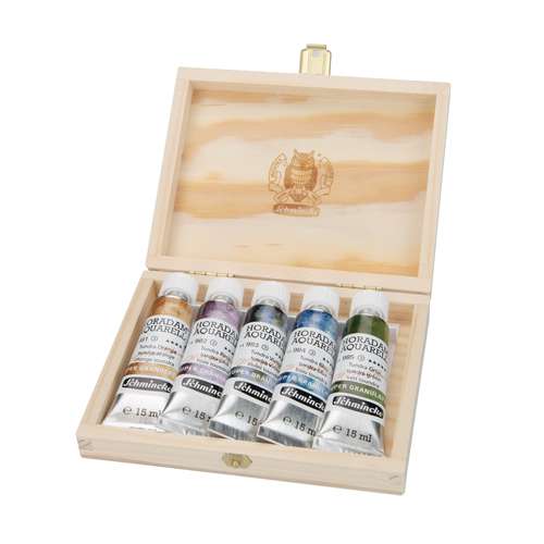 Schmincke HORADAM® AQUARELL SUPER GRANULATION-Sets, 5 x 15 ml