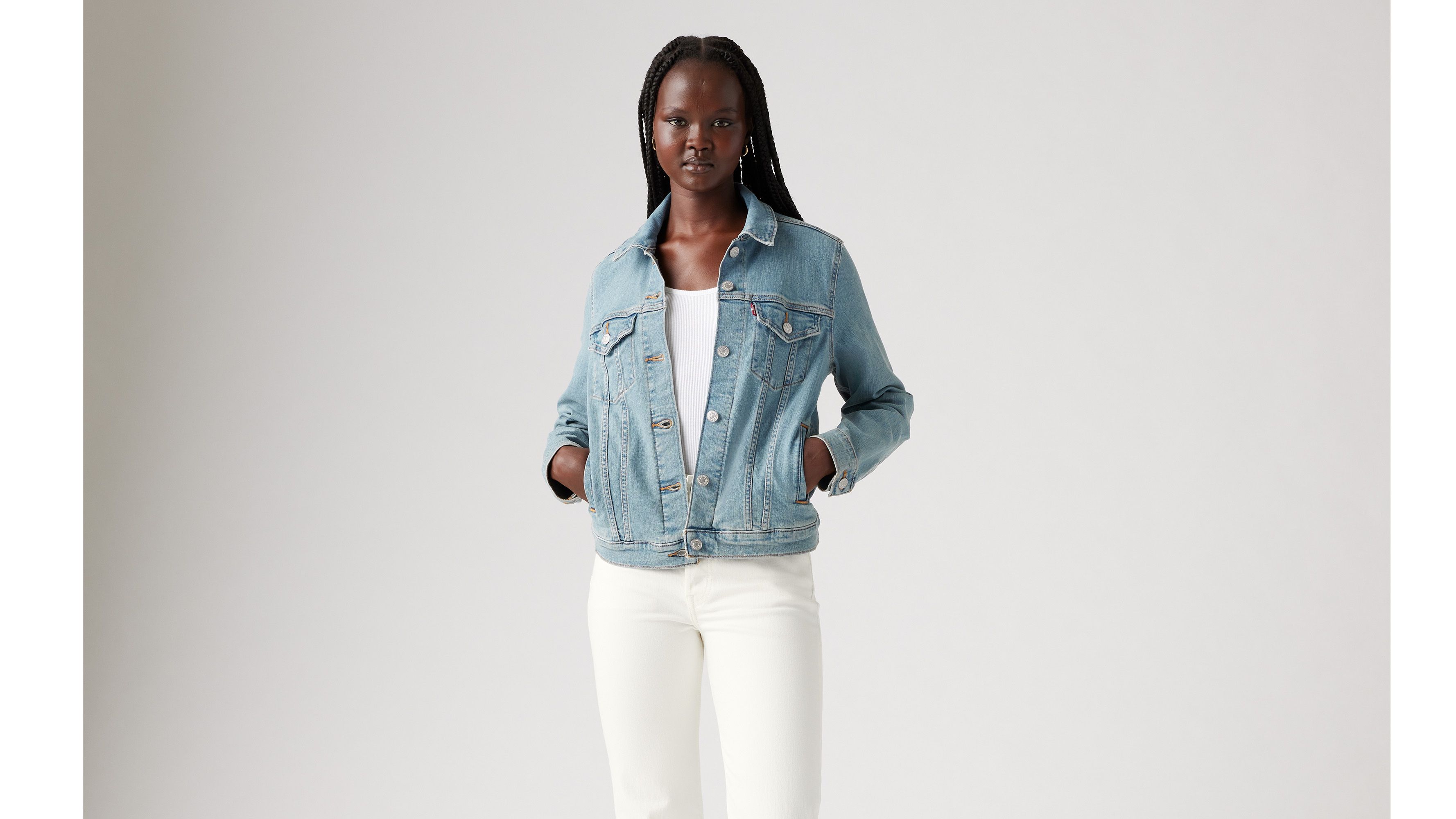 ORIGINAL TRUCKER - Jeanie - Bleu