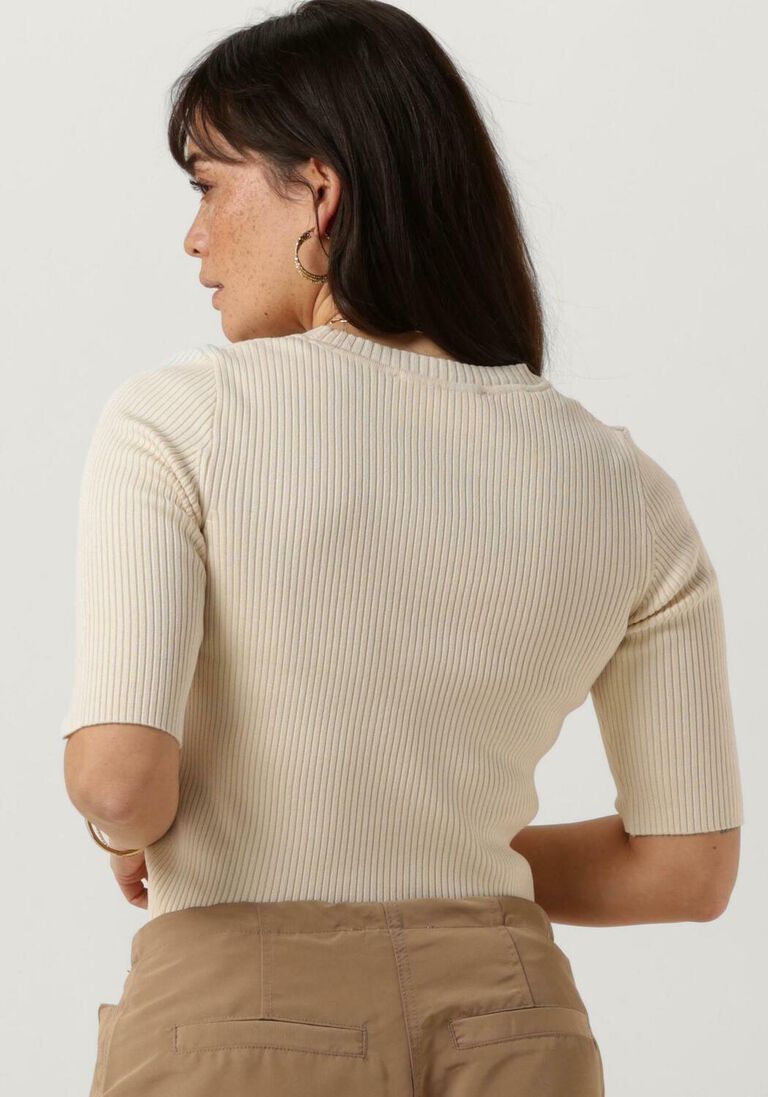 SELECTED FEMME beige selected femme trui slfmala 2/4 knit o-neck b