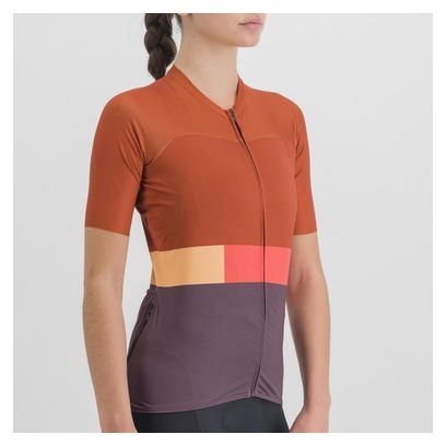 Maillot Manches Courtes Femme Sportful Snap Rouge