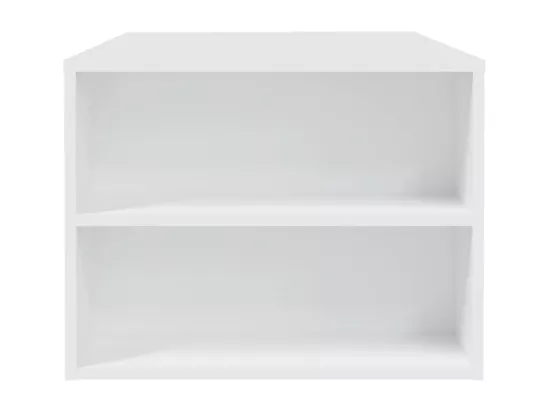 Table basse blanc 102x55x42 cm bois d'ingénierie