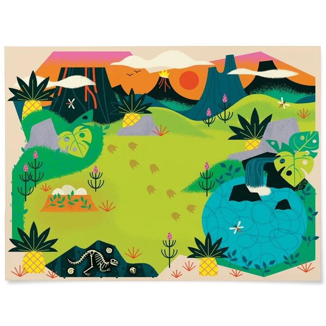 Crocodile creek kleurstickers dinosaurus