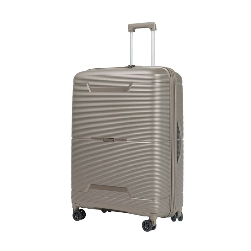 Lot de 3 valises extensibles Haree 55, 67 et 76.5 cm Pearly gold