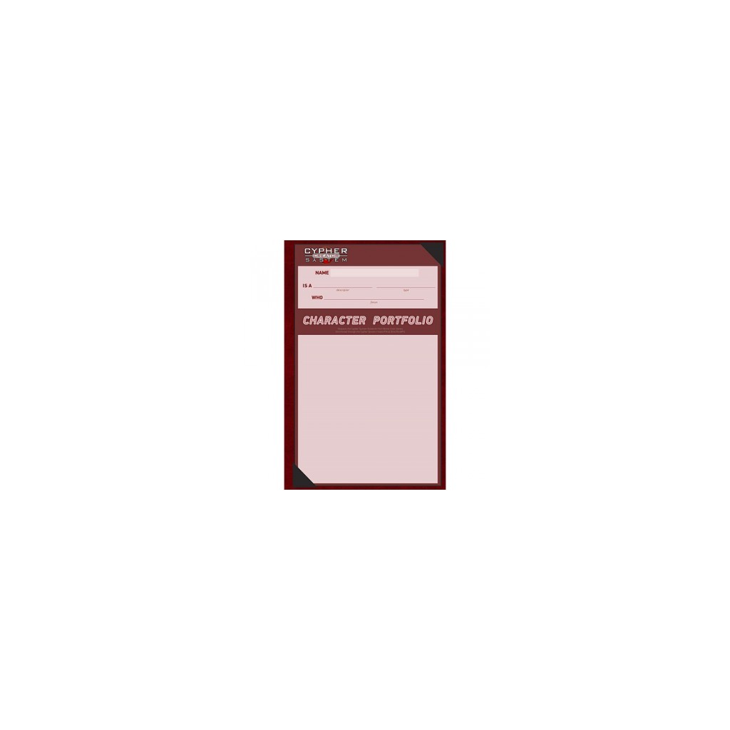 Cypher System Character Portfolio
