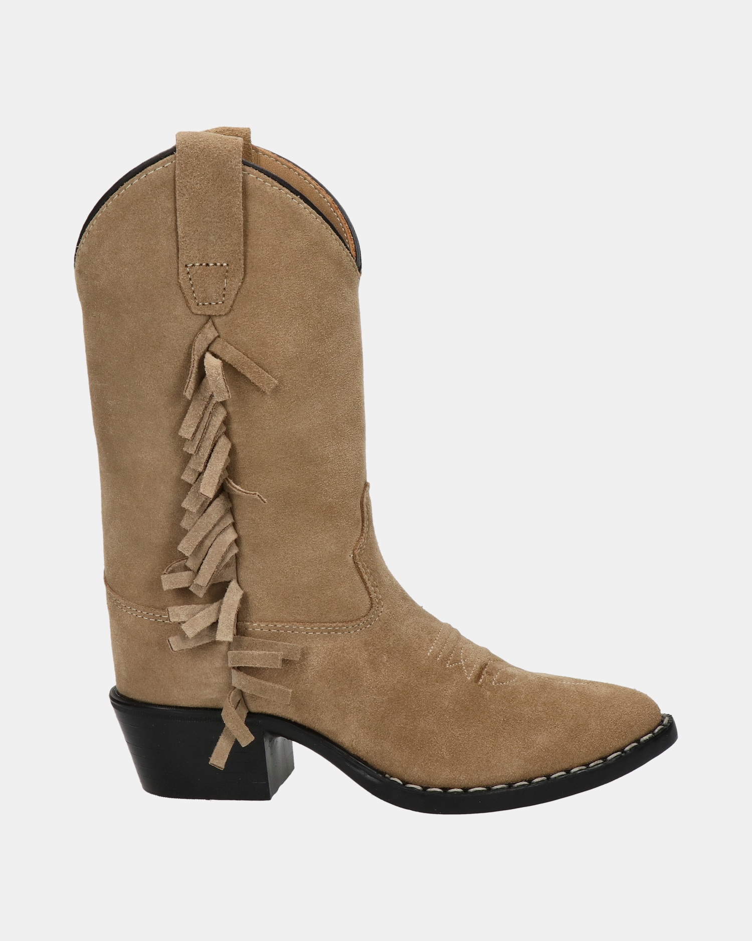 Bootstock Ruffle Cowboylaarzen  - beige