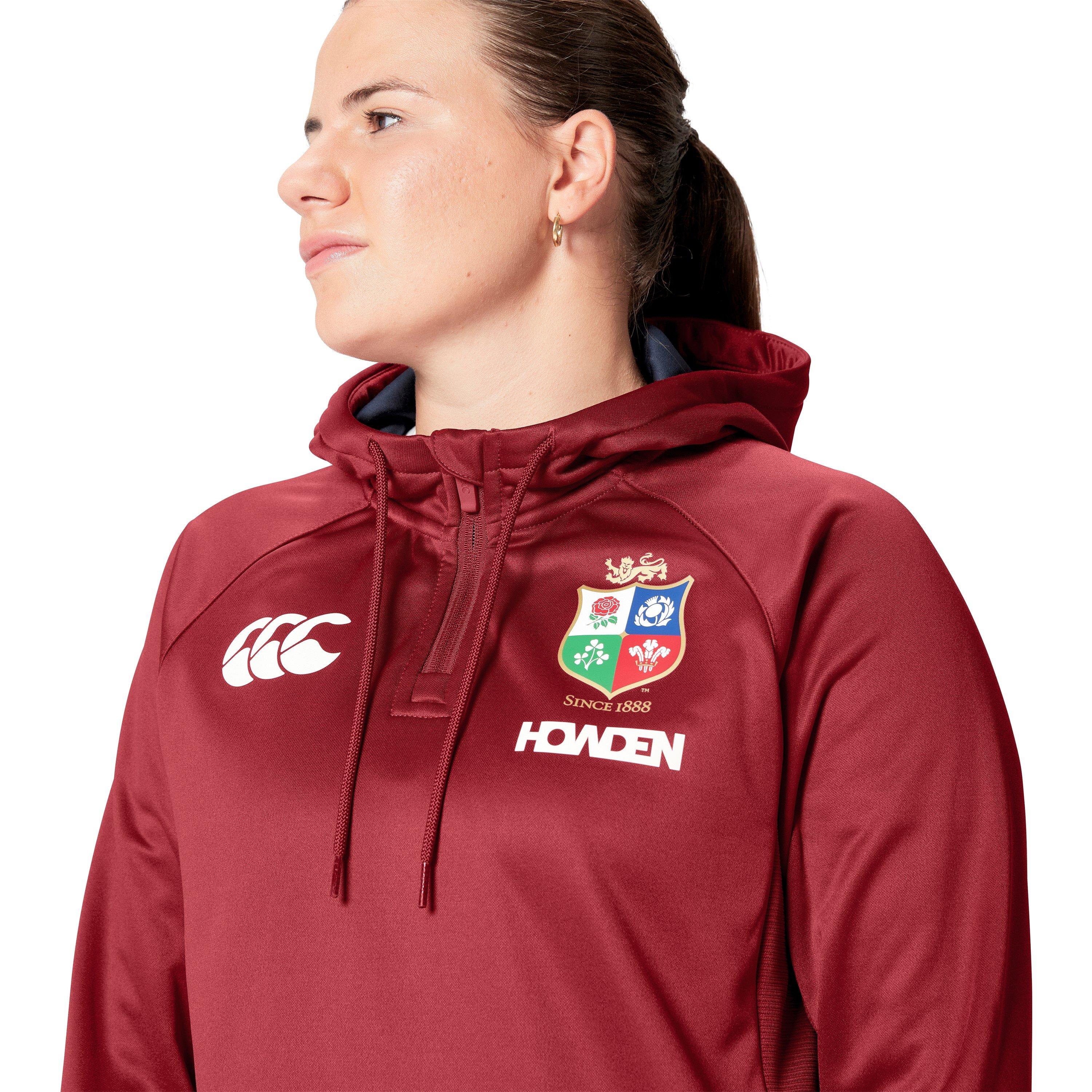 Canterbury British and Irish Lions 2024 Quarter Zip Hoodie Womens