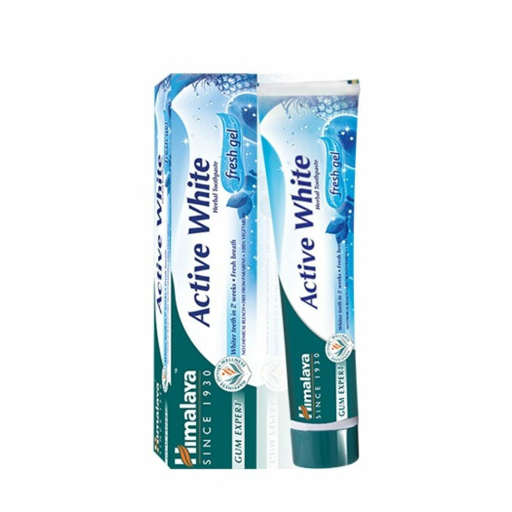 3x Himalaya Herbals Kruidentandpasta Active White75 ml